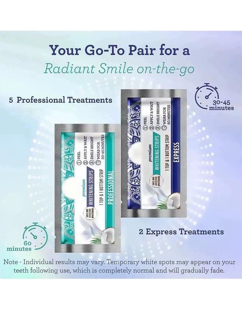 Teeth Whitening Strips - 7-Day Treatment with Non-Slip, Dry Strip Technology - Whitening Designed with Care for a Brighter Smile - Image 5